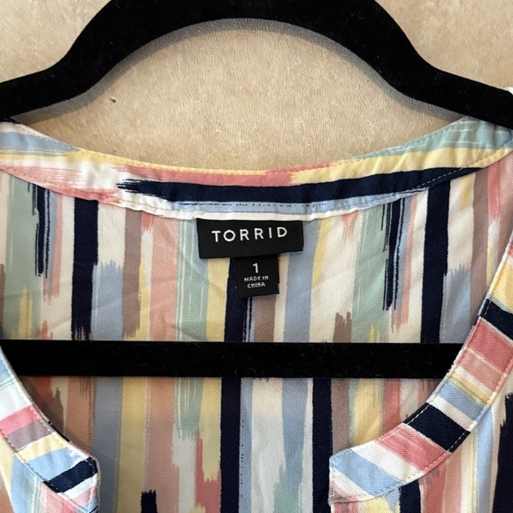 Torrid Pastel Striped Sleeveless Dress - Picture 2 of 8